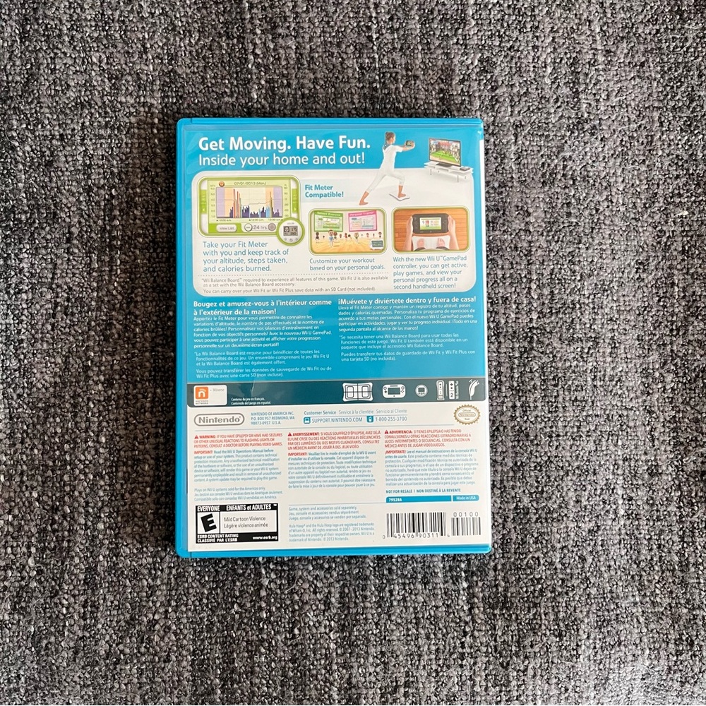 Wii Fit U (Game Only) Nintendo Wii‎ U Game Complete - Picture 2 of 3